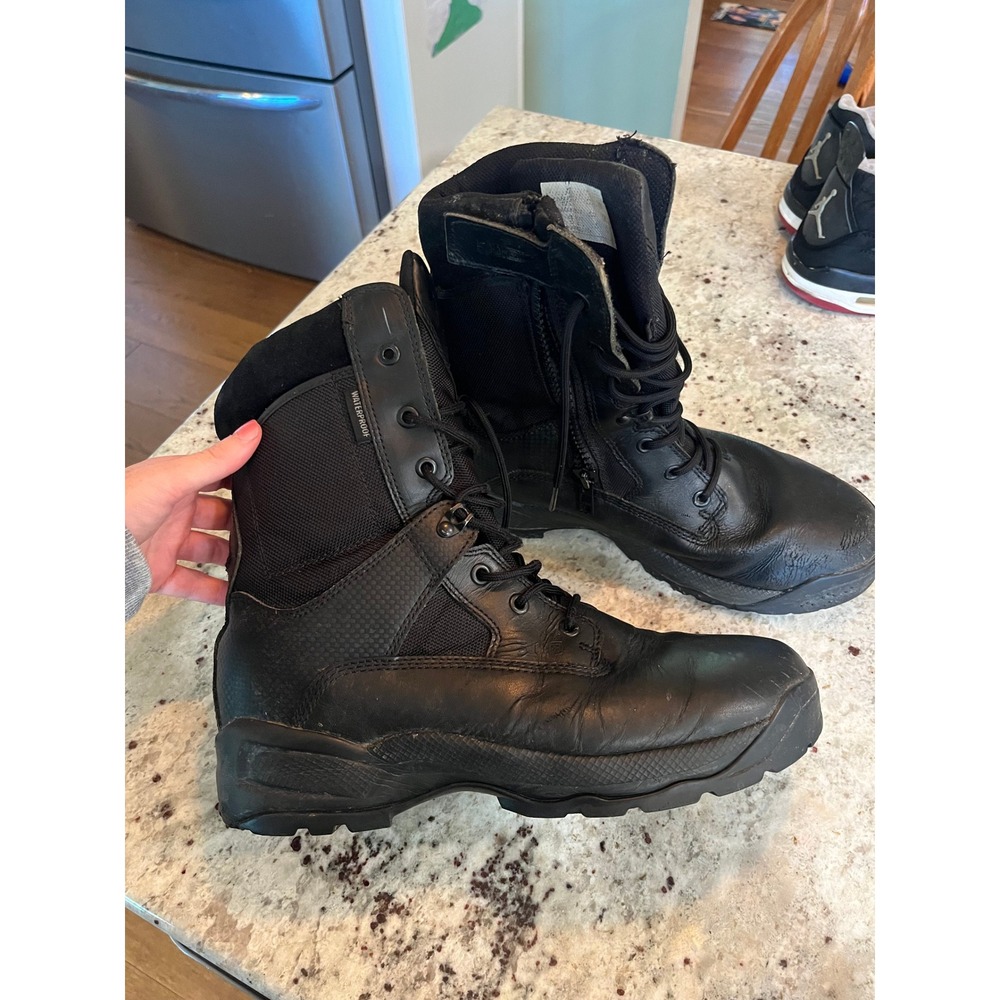 5.11 Tactical Mens ATAC 2.0 8 Storm Waterproof Side Zip Boots Black 12004 Sz 13